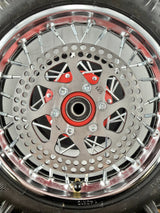 Complete Rear Wheel with Red Hub for the Razor SX500 McGrath Dirt Rocket (Blemished)