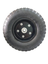 13" Pneumatic Tire with Black Hub for Dollies, Wagons, & Carts