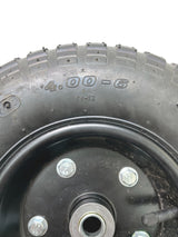 13" Pneumatic Tire with Black Hub for Dollies, Wagons, & Carts
