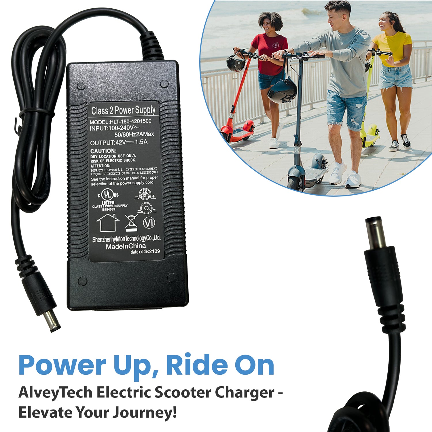 42 Volt Charger for Hover 1 Alpha Journey Rally Folding Electric S Monster Scooter Parts