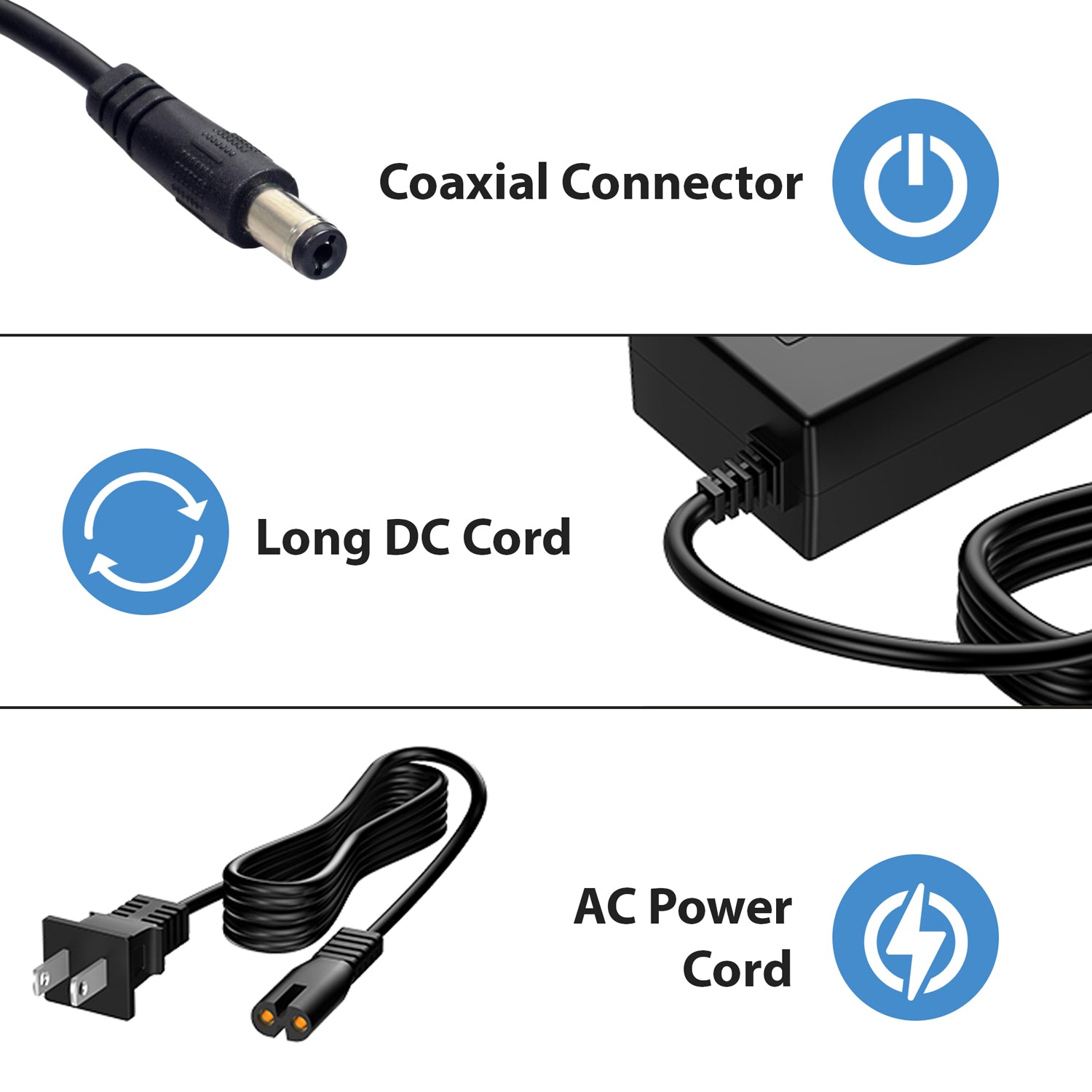 42 Volt Charger for Hover-1 Alpha, Journey, & Rally Folding Electric Scooters