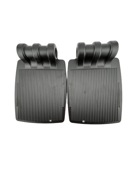 Standard Black Plastic Footplates for PaceSaver Power Chairs