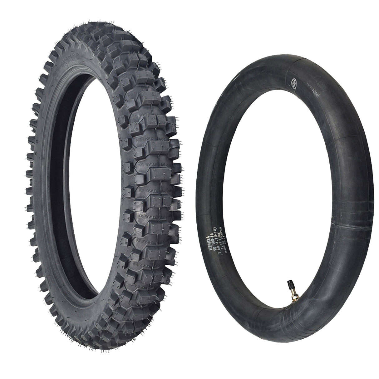 90/100-16 Dirt Bike Tire with QD015 Knobby Tread