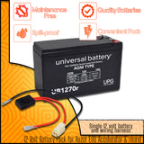 12 Volt Battery for the Razor E90 Accelerator, Power Core 90,  Power Core E90  (Versions 1-2+), & Power Core E90  Glow (Versions 1+)