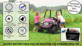 Replacement Battery Pack for the Realtree 24 Volt UTV Powered Ride-On