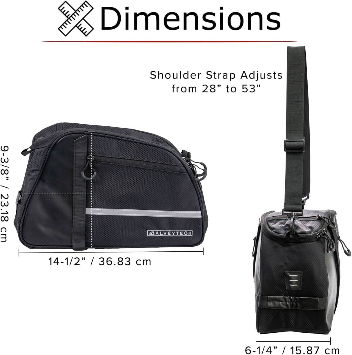 XL Rack Bag for Bicycles & E-Bikes