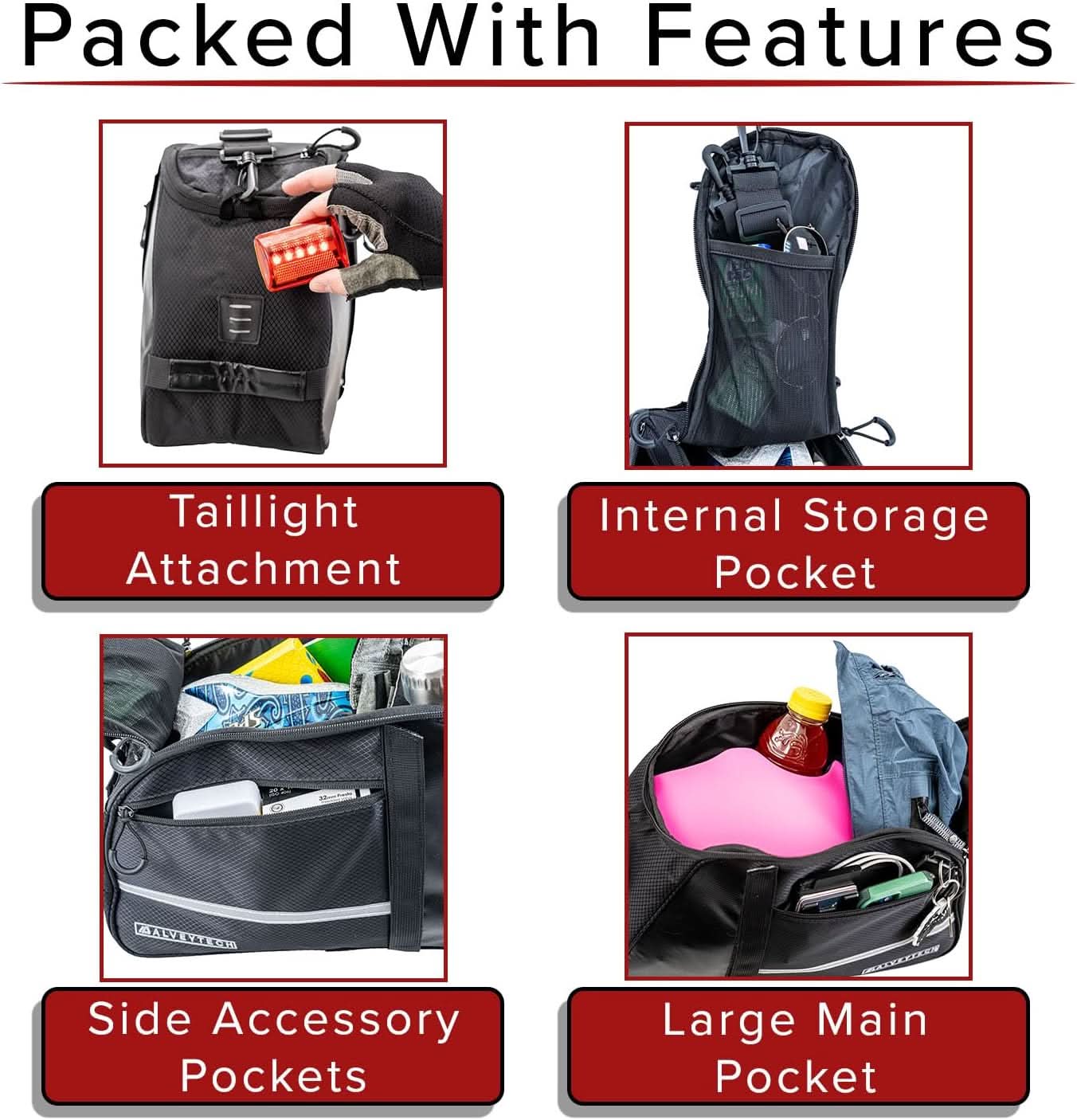 XL Rack Bag for Bicycles & E-Bikes
