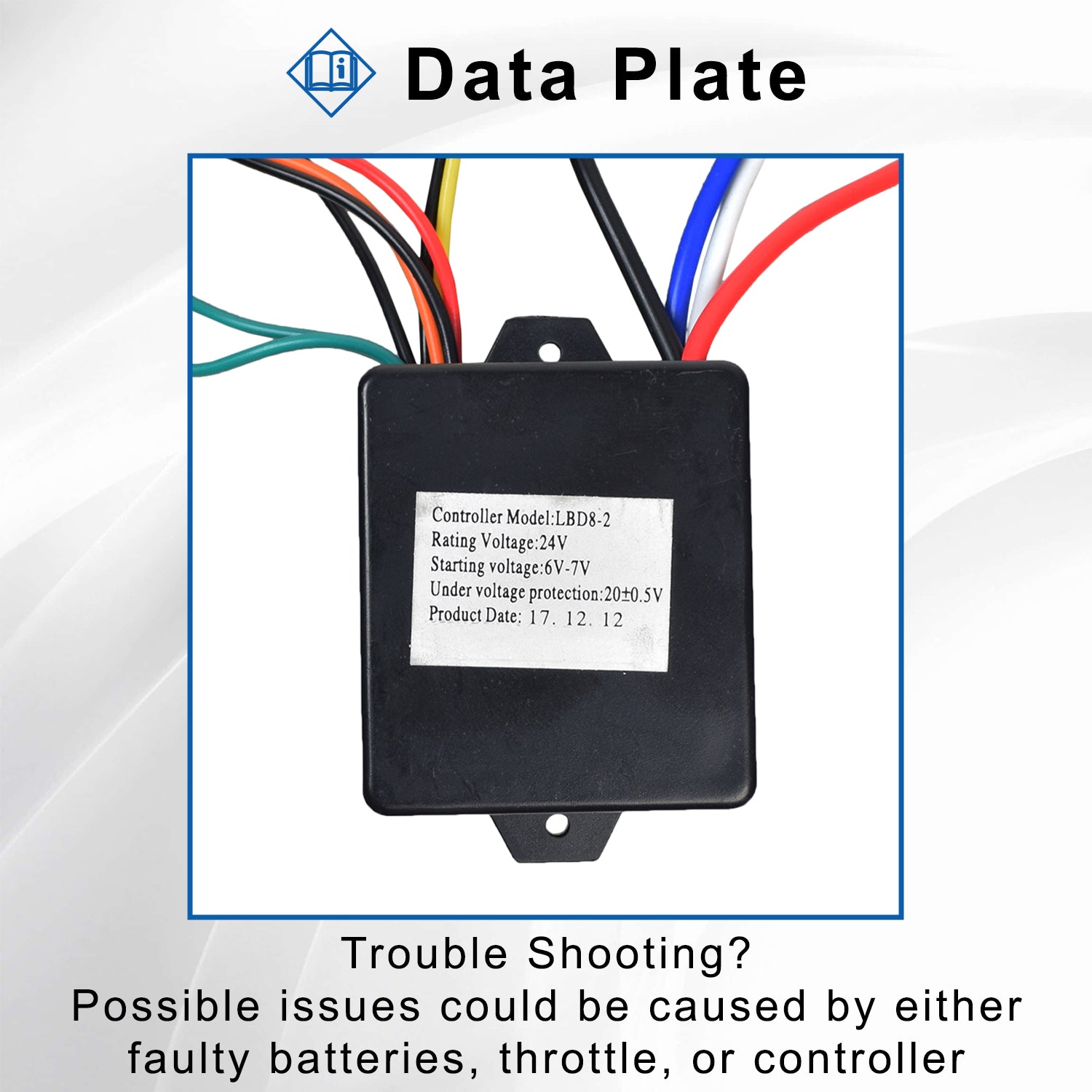 24 Volt LBD8-2 Controller for the Dynacraft Hello Kitty SU Electric Scooter