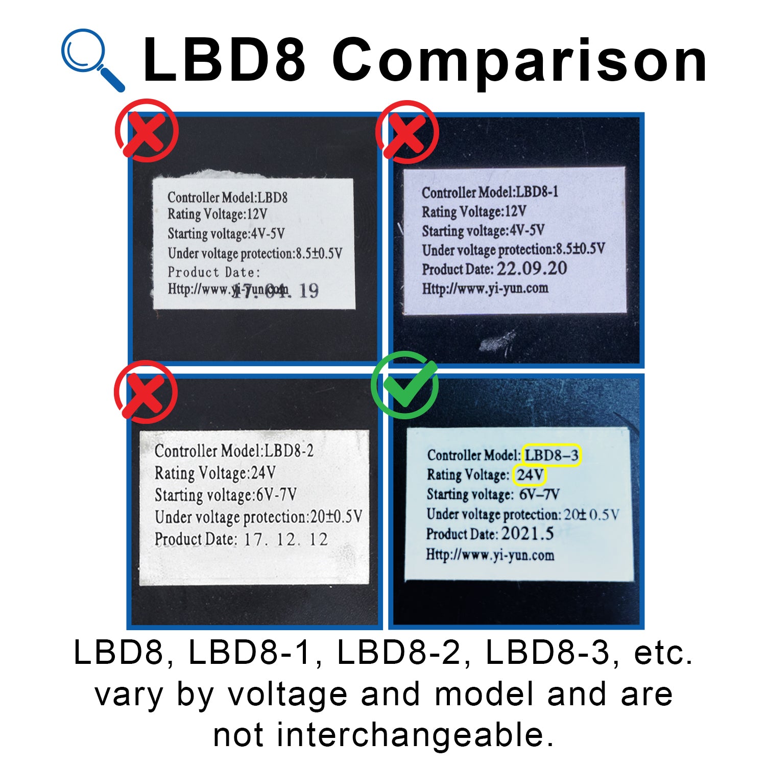 LBD8-3 24 Volt Controller for the Pulse Charger and Pulse Lightning Scooters
