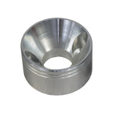 Velocity Stack without Choke Plate, a round metal cylinder with a central hole, designed for household hardware applications.