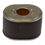 Air Filter Element for Predator 212cc 6.5 HP and 224cc 6.6 HP Engines, featuring a black and silver cylindrical design with a close-up view highlighting its metallic structure.