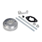 High Performance Air Filter Intake Kit for Massimo Warrior 200 MB200 & MS200S Mini Bikes, showing a close-up of the metal object components, including a nut, black plastic part with hole, filter, and hardware.