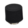 37 mm - 39 mm Straight Foam Air Filter for 125cc-150cc ATVs, Dirt Bikes, Go-Karts, & Pit Bikes; black sponge on a metal base for improved engine performance.