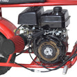 High Performance Air Filter Kit for Coleman CC100X & CT100U Mini Bikes, featuring a close-up of the included red air filter and black adapter components, designed for enhanced engine airflow and performance.