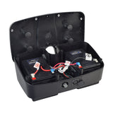 Battery Box Assembly for ActiveCare/Drive Medical Spitfire EX & Pro SE Scooters, showing a black electronic device with wires, likely used to hold and connect batteries for mobility scooters.