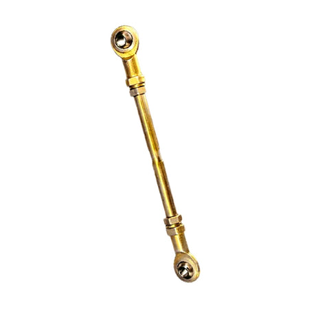 Tie Rod for the ActiveCare Prowler 3410 and Osprey 4410, showing a gold metal rod with precision holes, essential for replacing the steering mechanism in mobility scooters.