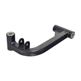 Control Arm for the ActiveCare Pilot (2310/2410) and Prowler (3310/3410) mobility scooters; a black metal piece with holes and wheels, complete with 6001Z bearings.