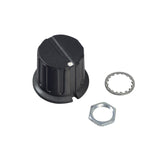 Speed Dial Assembly for ActiveCare Osprey, Pilot 2310, Pilot 2410, & Prowler 3410 (Version 3 PC Board) featuring a black plastic knob with a white dot and an accompanying metal nut.