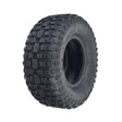 145/70-6 Tire with AQ3015 Knobby Tread for Baja Blitz, Dirt Bug, Doodle Bug, & Racer Mini Bikes, featuring a durable black rubber design with a central hole, ideal for various utility vehicles.