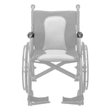 AEROFLY-02 / AEROFLY-01 armrest pad (left and right) shown in color on the Drive Medical AeroFly Ultra-Lite Wheelchair, rest of the wheelchair greyed out