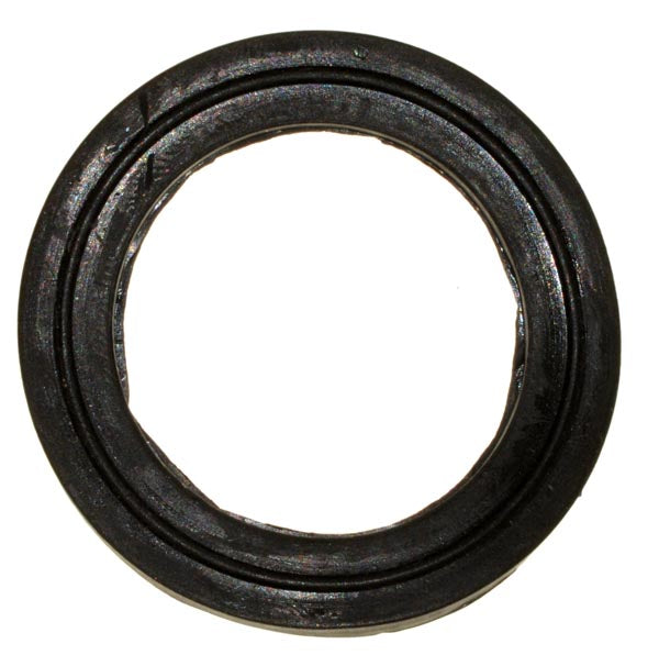 Air Cleaner Elbow Gasket for the Baja Mini Bike MB165 & MB200 (Baja Heat, Mini Baja, Baja Warrior) - a close-up of a black, circular component essential for the bike's air cleaning system.