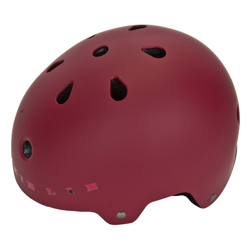 Skid Lid Pro 2 Bike & Scooter Helmet, featuring a durable hardshell design with ventilation holes, ideal for biking, scootering, boarding, and skating.