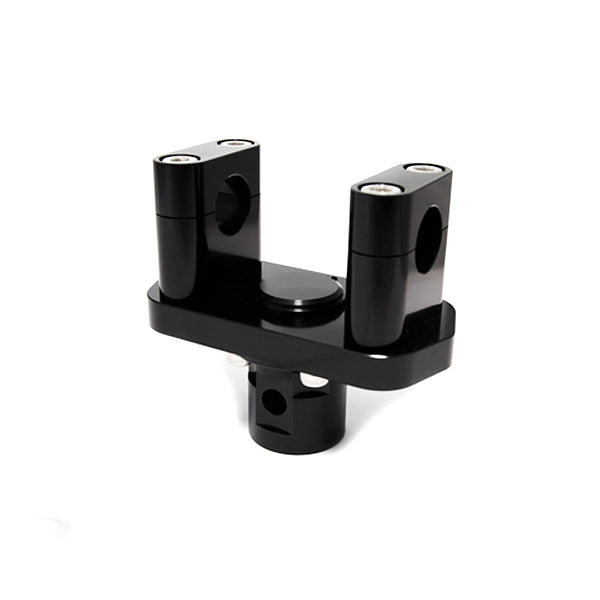 Alloy Handlebar Stand for Honda Ruckus (NPS50) by NCY, featuring a cylindrical black design with multiple holes, enhancing both the visual appeal and quality of your scooter.