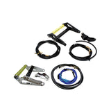 Aluminum Frame Extension for the Honda Ruckus (NPS50) by NCY, shown with a group of black and blue cables.