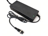 Green full-charge LED on the AlveyTech 48 volt AGM scooter charger