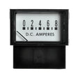 Ammeter for the Rascal 235 and 600 Series, showing a close-up view of an analog display ranging from 0 to 4 amps, used for measuring amperage output in electric mobility scooters.