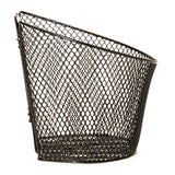 Oval Basket with Angled Opening for Pride Victory XL (SC2700) & Legend XL (SC3450), featuring a black wire design, ideal for mounting on the front of mobility scooters.