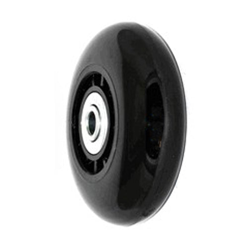 Large Anti-Tip Wheel Assembly for the ActiveCare Osprey and Prowler Mobility Scooters, featuring a sturdy black wheel with a round center for enhanced stability on 3-wheel and 4-wheel scooters.