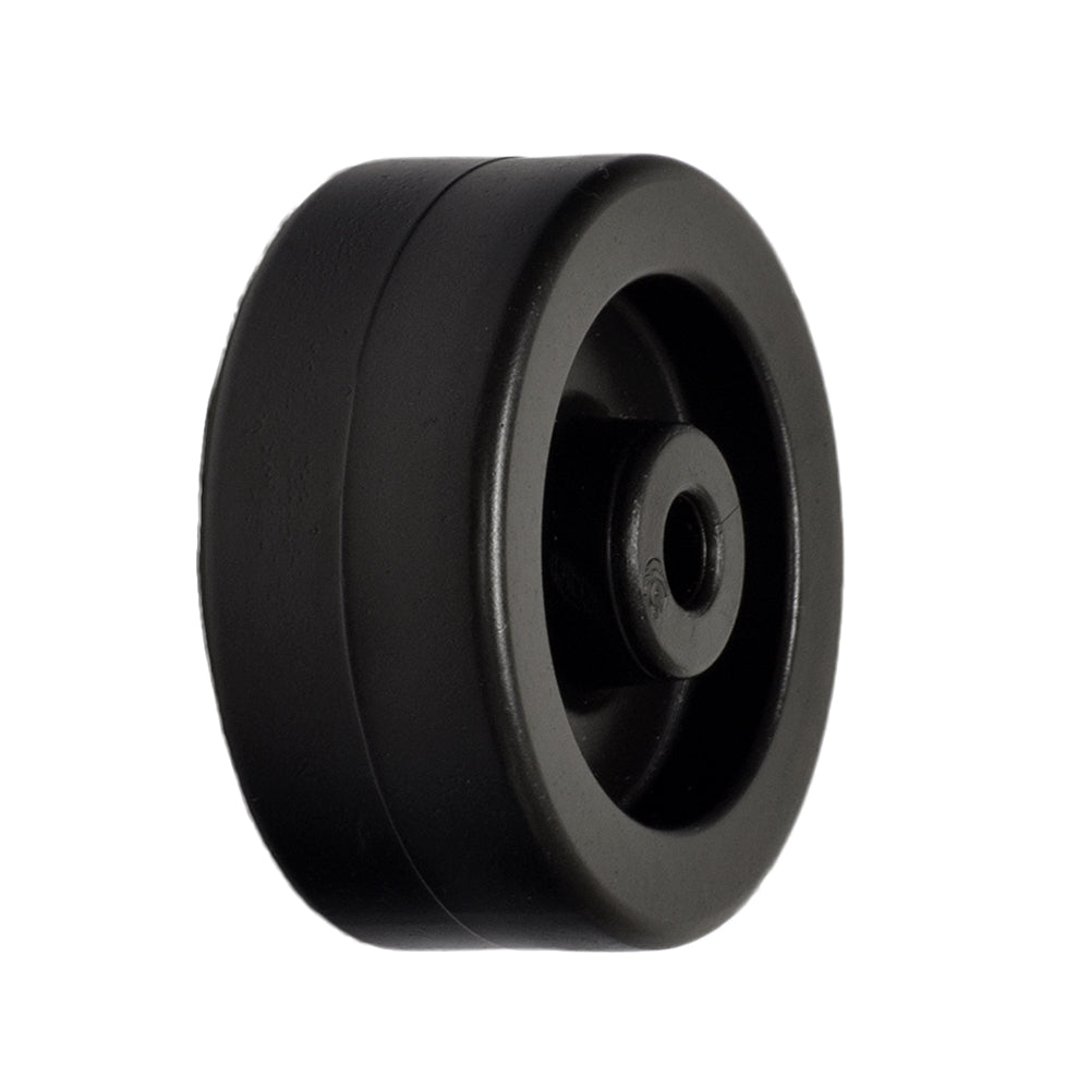 Anti-Tip Wheel for the Golden Technologies Buzzaround & LiteRider Series Scooters, featuring a black circular design with a central hole, enhancing stability for various scooter models.