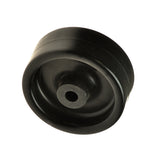 Rear Anti-Tip Wheel for Pride Rally (SC150/SC151/SC155) & Sonic (SC50/SC52) mobility scooters, featuring a black circular wheel with a central hole, complete with nut, bolt, and washer.