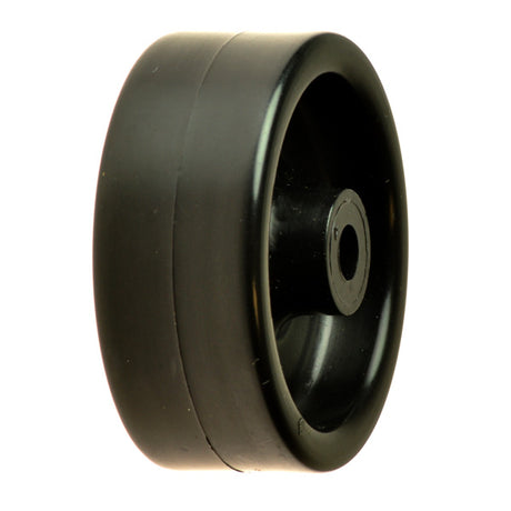 Anti-Tip Wheel Assembly for the Pride Sundancer (SC202) mobility scooter, featuring a black, cylindrical wheel with a central hole and a flat bottom design. Includes mounting hardware.