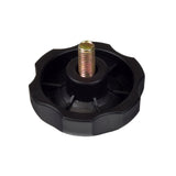 Armrest Width Adjustment Knob for the Golden Technologies LiteRider, Companion & Compass, shown as a black plastic knob with an attached bolt, essential for customizing armrest positions on second generation Companion scooters.