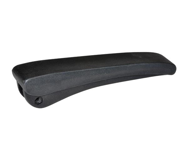 Armrest Pad for Drive Medical Mobility Scooters, featuring a black object with a visible screwdriver, designed as a replacement for worn-out pads on Daytona series mobility scooters.