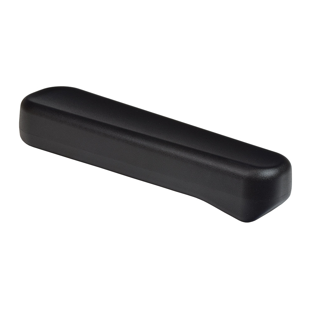 Armrest Pad for the Golden Technologies Avenger (GA531/GA541), shown as a black rectangular cushion designed for a scooter, highlighting its new condition and ready-to-mount feature for easy replacement.