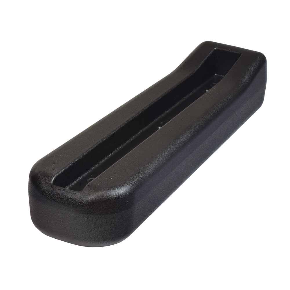 Armrest Pad for the Golden Technologies Avenger (GA531/GA541), featuring a black rectangular design with a central hole, ready for easy mounting on your scooter.