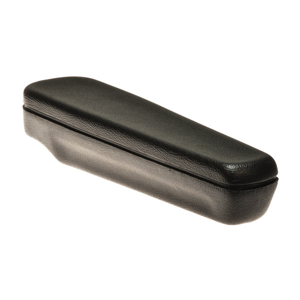 Armrest Pad for the Heartway Allure, Rumba, Rumba S, and Rumba SR Power Chairs: A sleek black leather case with a sturdy black handle, designed for everyday use and durability.