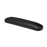 Full Length Armrest Pad for the Pride Stylus & Stylus LS Manual Wheelchair, featuring a sleek black rectangular design with a black cover, measuring 14 long x 2-1/4 wide.