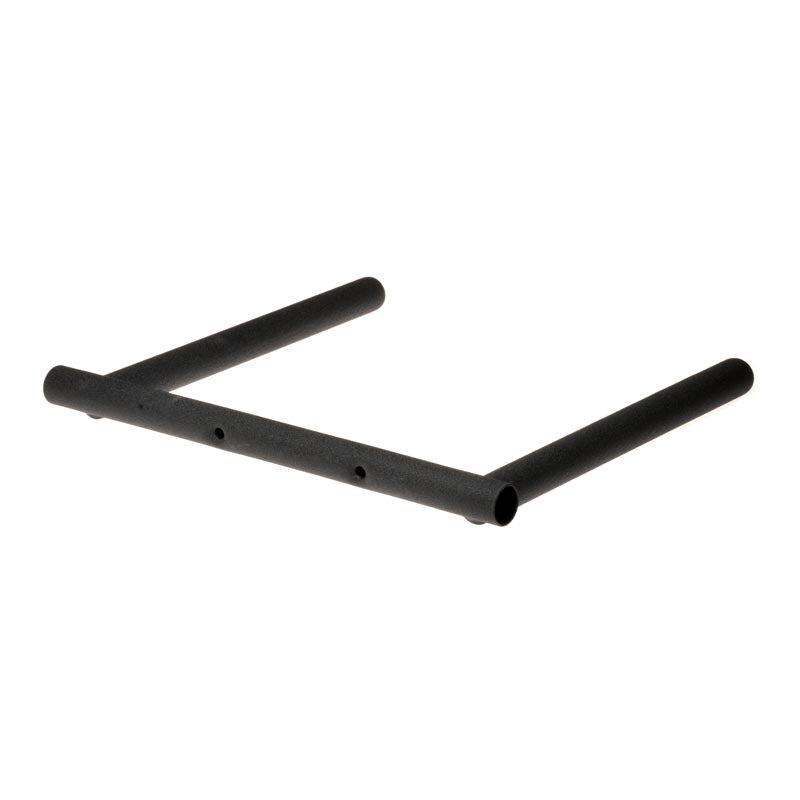 Armrest Weldment for the Pride Stylus & Stylus LS Manual Wheel Chair, featuring a sleek black design, desk length, and height adjustable, suitable for the upper left side.