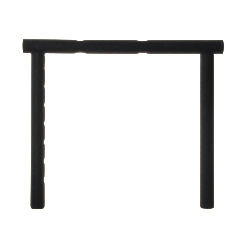 Armrest Weldment for the Pride Stylus & Stylus LS Manual Wheel Chair, depicted as a black square object, designed for desk length, height-adjustable functionality, specifically for the upper left side.