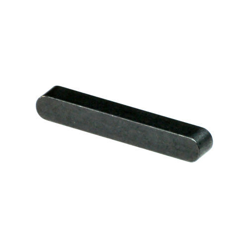 6 mm x 6 mm x 40 mm Axle Key (INDPART1925) for securing drive wheels to axles on Jazzy, Jet, Quantum, and Invacare power chairs, compatible with various mobility scooters.