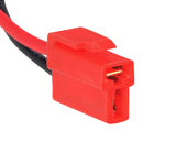 2-Pin Wiring Harness with Fuse for Kid Trax 6 Volt Batteries, featuring a rectangular 2-pin connector for easy installation and removal.