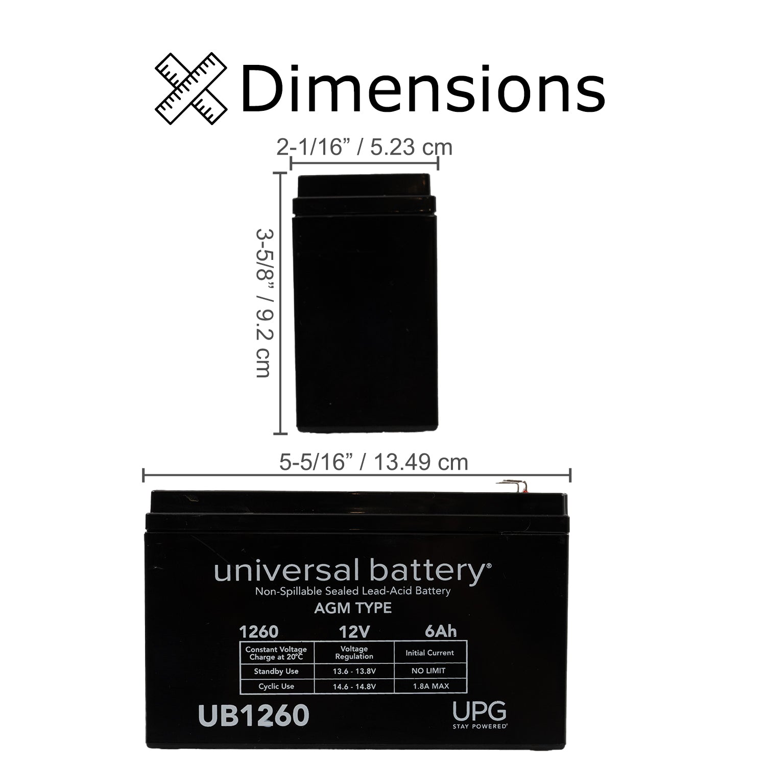 6 Ah 24 Volt Battery Pack for the Razor Power Core E100 (V1+), featuring two black rectangular 12V batteries with white text, ensuring optimal performance for your scooter.