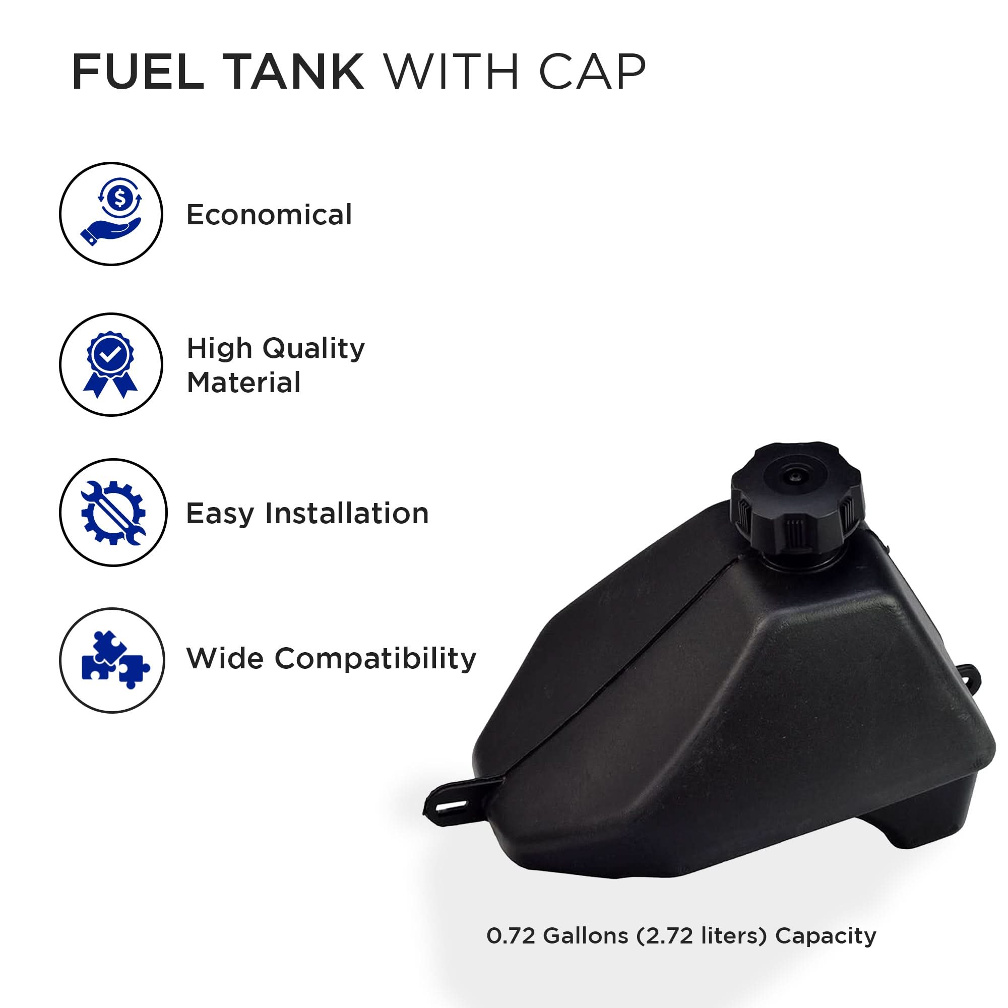 Gas Fuel Petrol Tank for 50cc-125cc Kids ATV Quad Jamaica Gas Fuel Petrol Tank for 50cc-125cc Kids ATV Quad Jamaica
