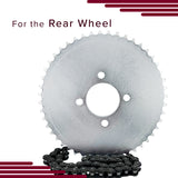 #40/41/420 Chain 48 Tooth Sprocket for Go-Karts & Mini Bikes, showing a close-up of the circular metal gear with an attached chain.