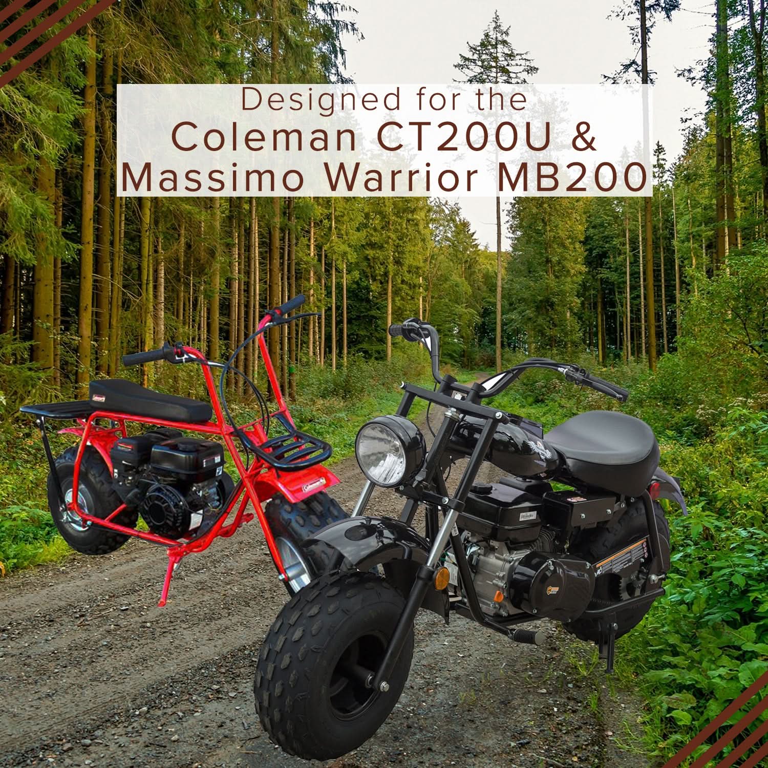 Fuel Tank with Cap & Strainer for the Coleman BT200X, CT200U Trail, & – Monster Scooter Parts