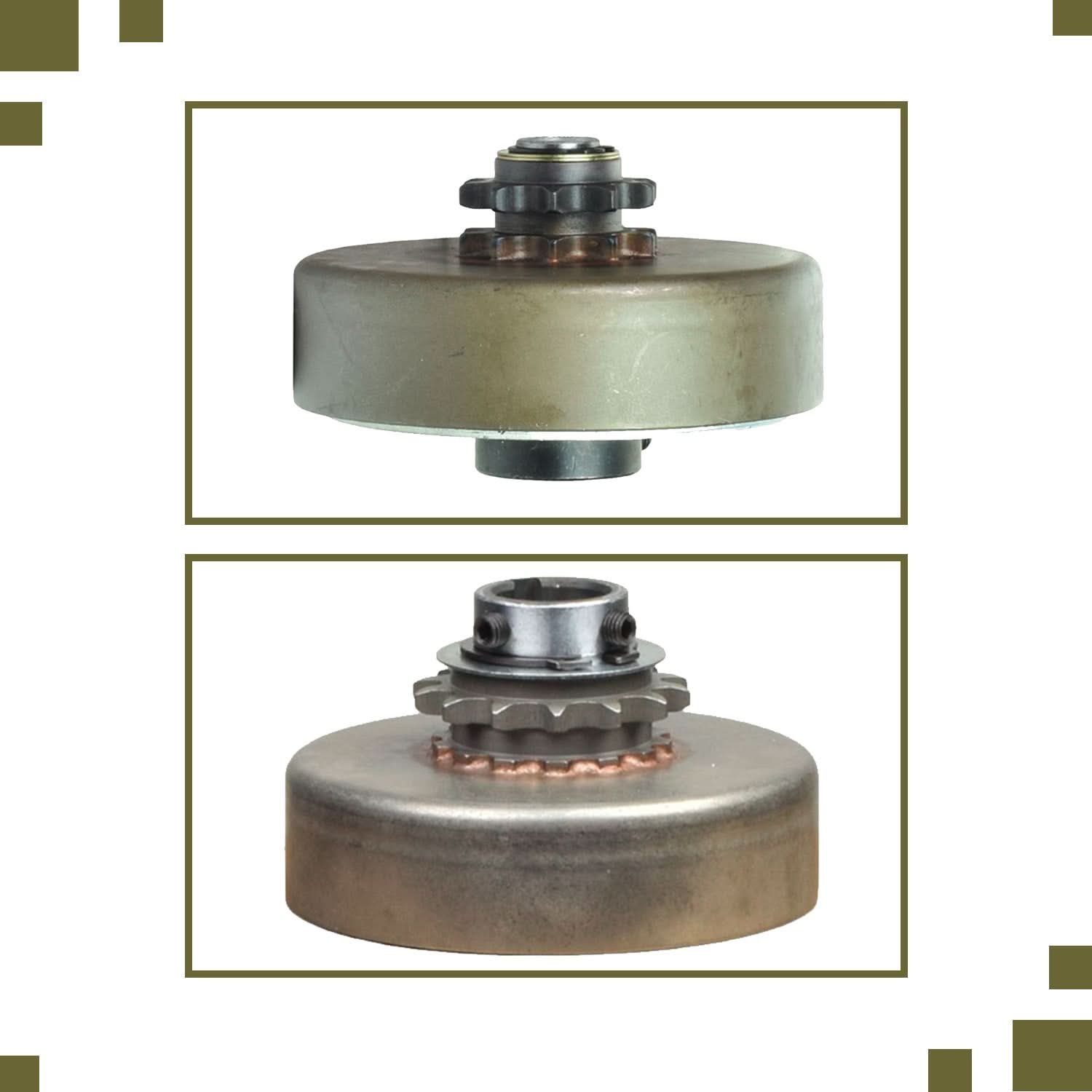 Heavy Duty Centrifugal Clutch 1" Bore 14T For #40/41/420 Chain - Go Kart Mini Bike